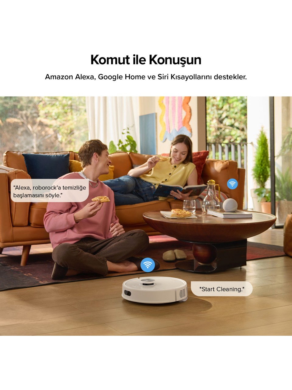Roborock Q8 Akıllı Robot Süpürge Beyaz