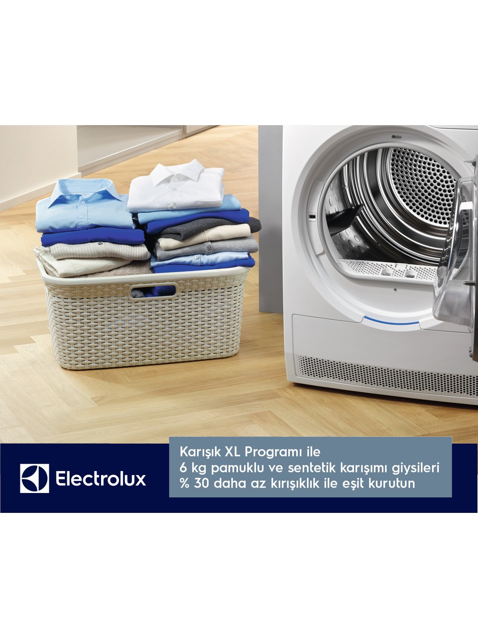resimler/genel/Electrolux EW8H359ST A++ 9 kg Isı Pompalı Inverter Kurutma Makinesi
