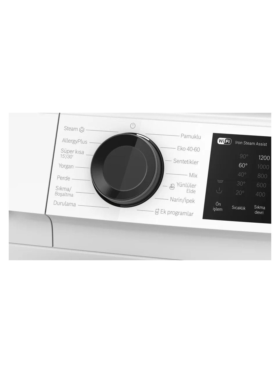 resimler/genel/Bosch WGK242Z0TR Çamaşır Makinesi 9 kg 1200 Devir Beyaz