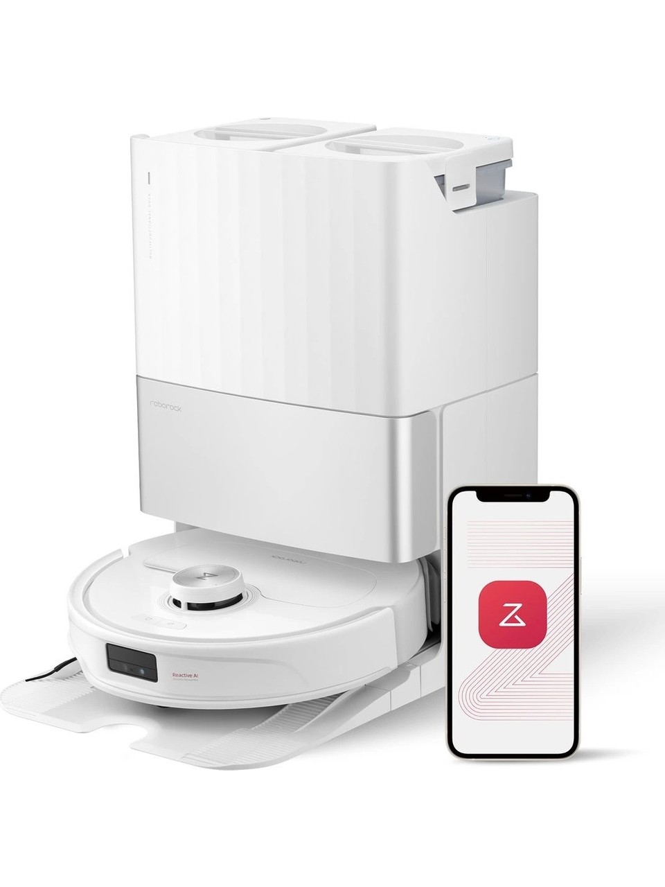 resimler/genel/Roborock Q Revo Master Çöp Istasyonlu Akıllı Robot Süpürge - Beyaz