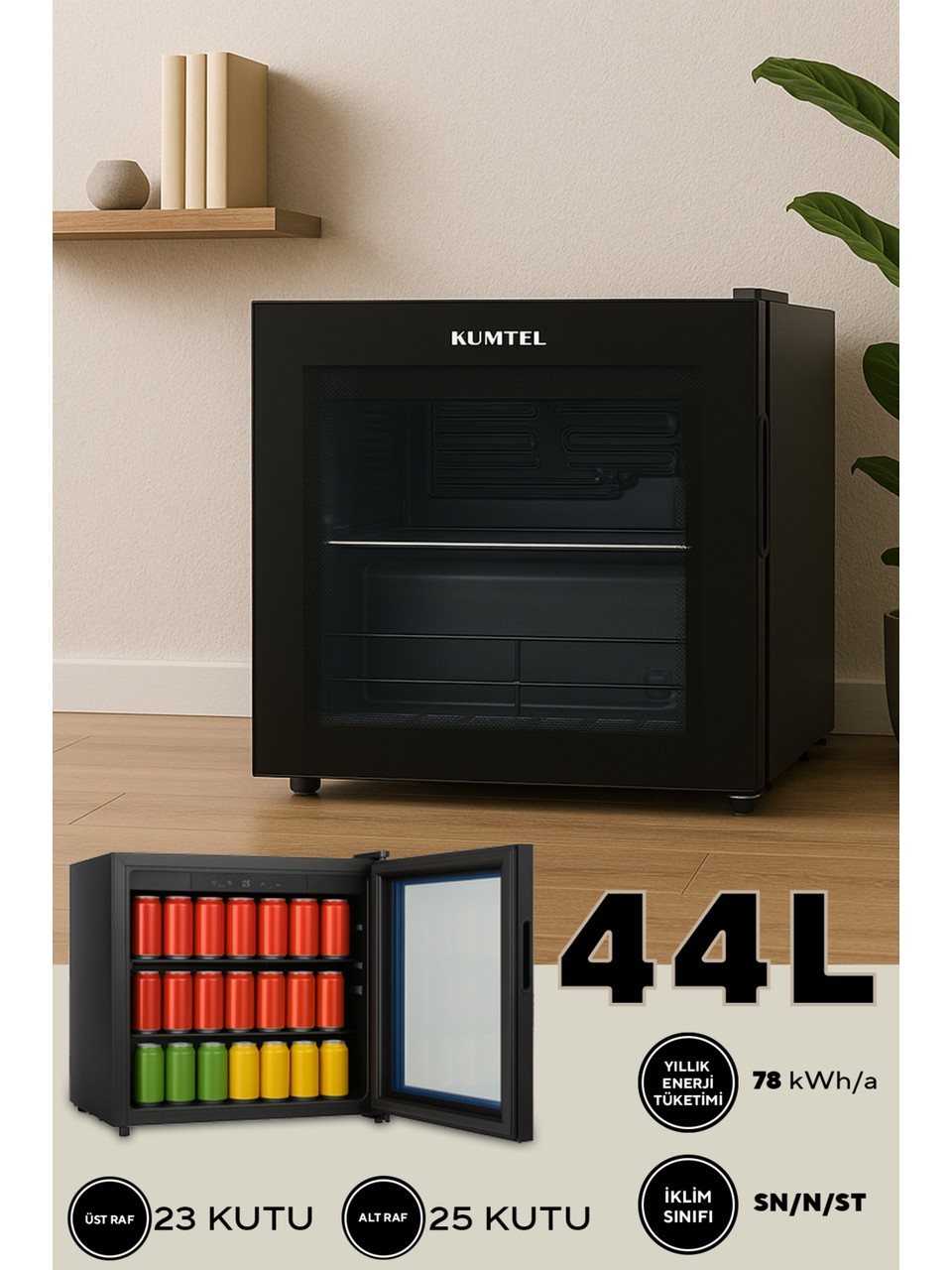 resimler/genel/Kumtel Hmb-60 Büro Tipi Mini Buzdolabı