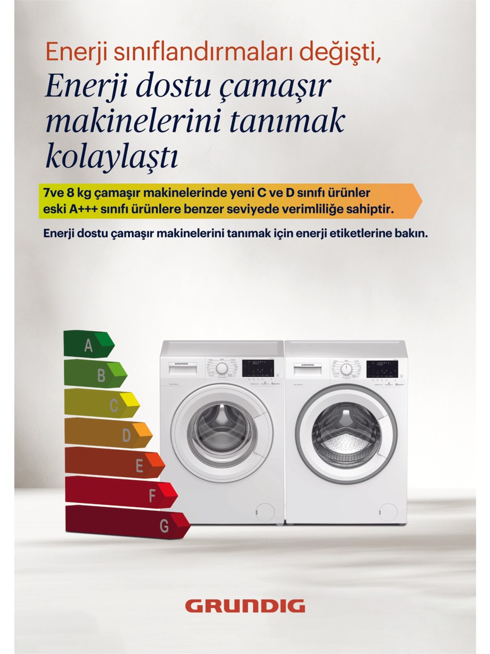 Grundig GWM 91014 A 9 kg 1000 Devir Bluetooth Bağlantılı Çamaşır Makinesi