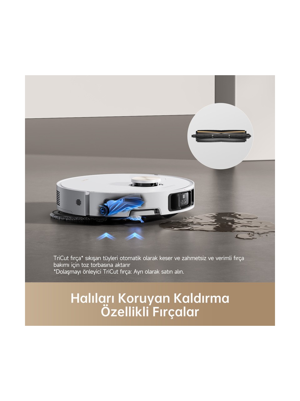 resimler/genel/Dreame X40 Ultra Robot Süpürge Beyaz, 12.000PA Emiş Gücü