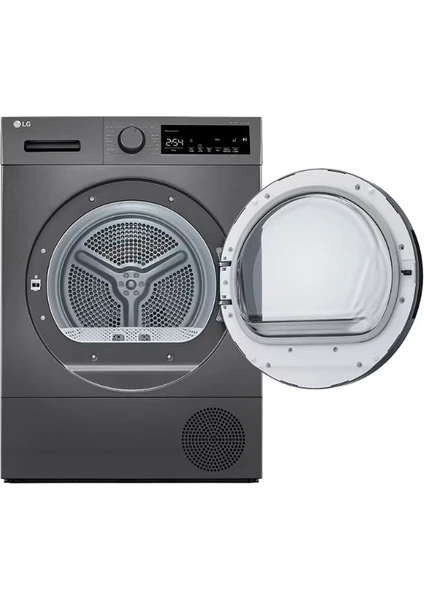 resimler/genel/LG RH80T2SP7RM Isı Pompalı Kurutucu, 8kg Kapasiteli, A++, Koyu Gümüş Renk