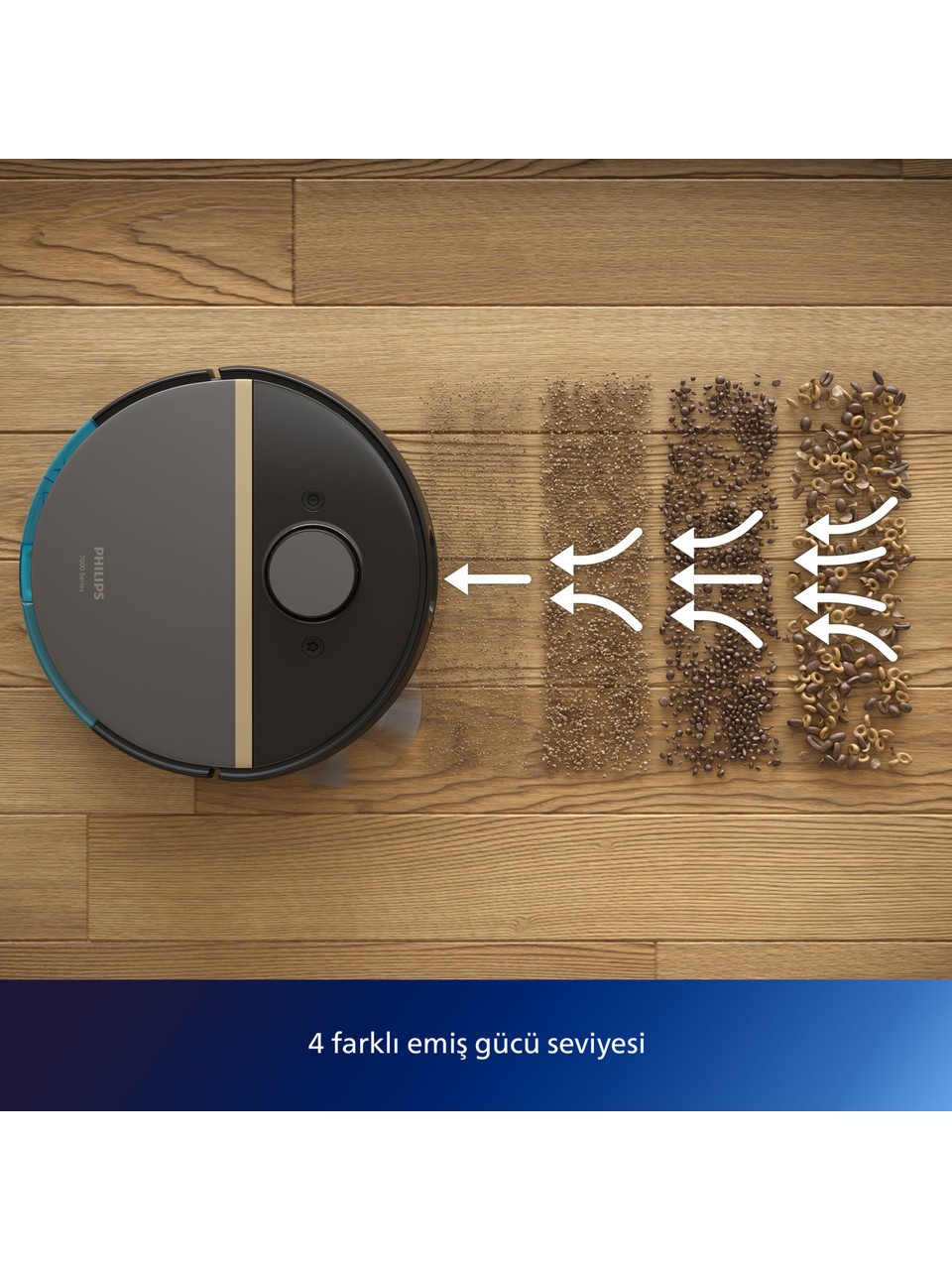 resimler/genel/Philips XU700001 7000 Serisi HomeRun Aqua Islak Kuru Robot Süpürge, Sarj istasyonlu, Koyu Siyah ve Altın Sarısı