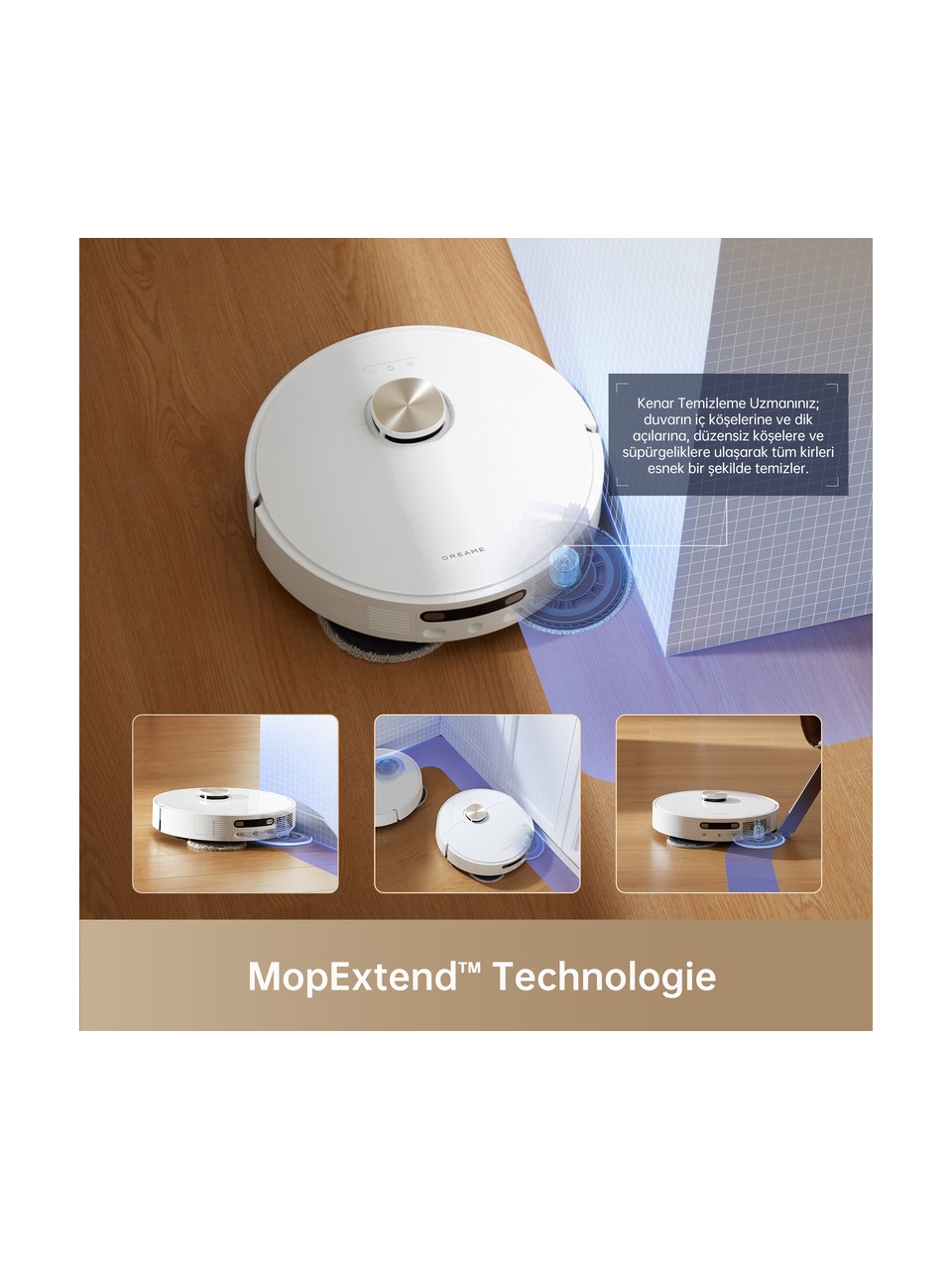resimler/genel/Dreame L10s Pro Ultra Heat Robot Süpürge Beyaz, 7.000PA Emiş Gücü