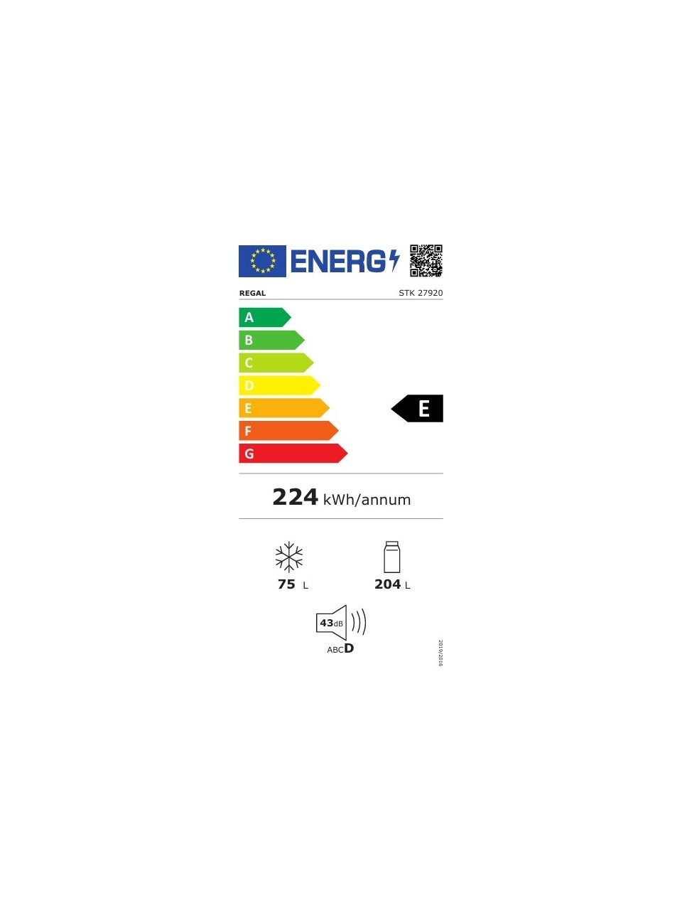 resimler/genel/Regal Nfk 33020 330 Lt No Frost Kombi Buzdolabı