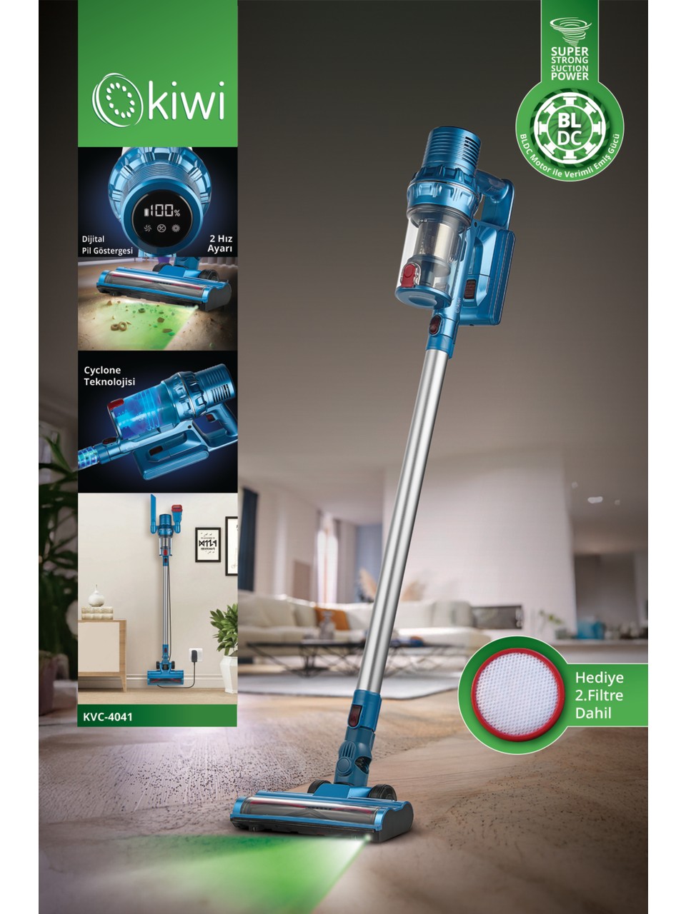 resimler/genel/Kiwi KVC-4041 Kablosuz Dik Süpürge