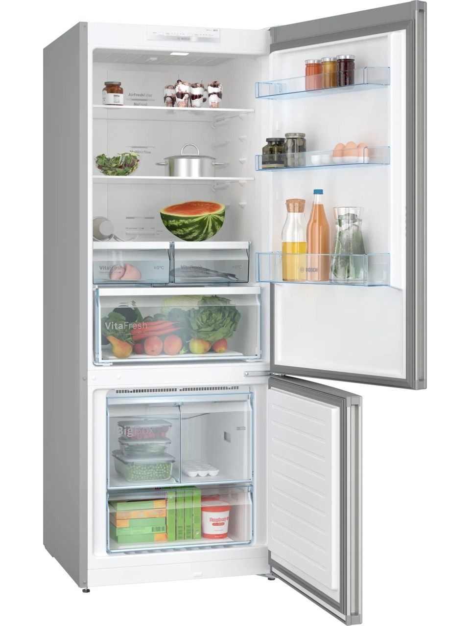 resimler/genel/Bosch KGN55VIE0N F Enerji Sınıfı 375 lt Alttan Dondurucu Kombi Buzdolabı