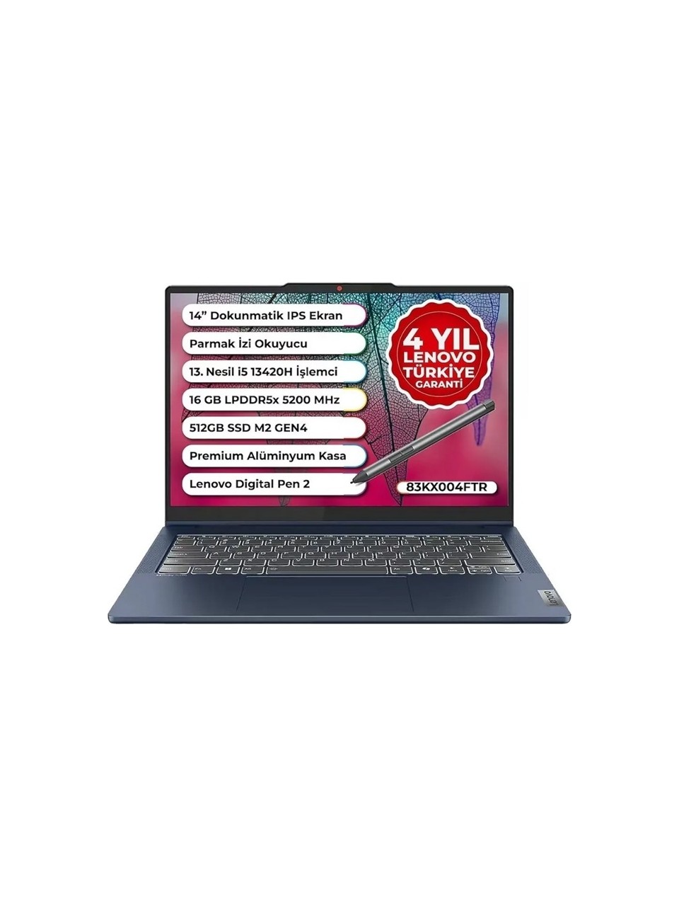 Lenovo Ideapad Slim 5 Case 2 in 1 Intel Core i5 13420H 16GB 512GB SSD Freedos 14