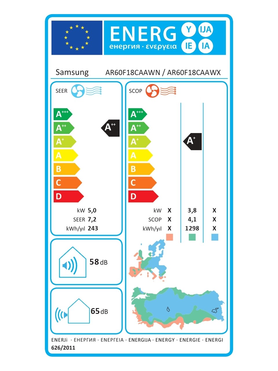 resimler/genel/Samsung AR60F18CAAWSK 18000 Btu Windfree™ Premium Plus Inverter Duvar Tipi Klima