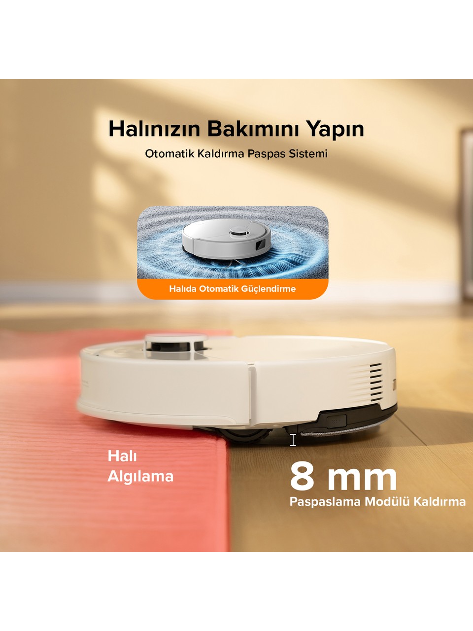 resimler/genel/Roborock Q8 Max Pro Plus Akıllı Robot Süpürge Beyaz