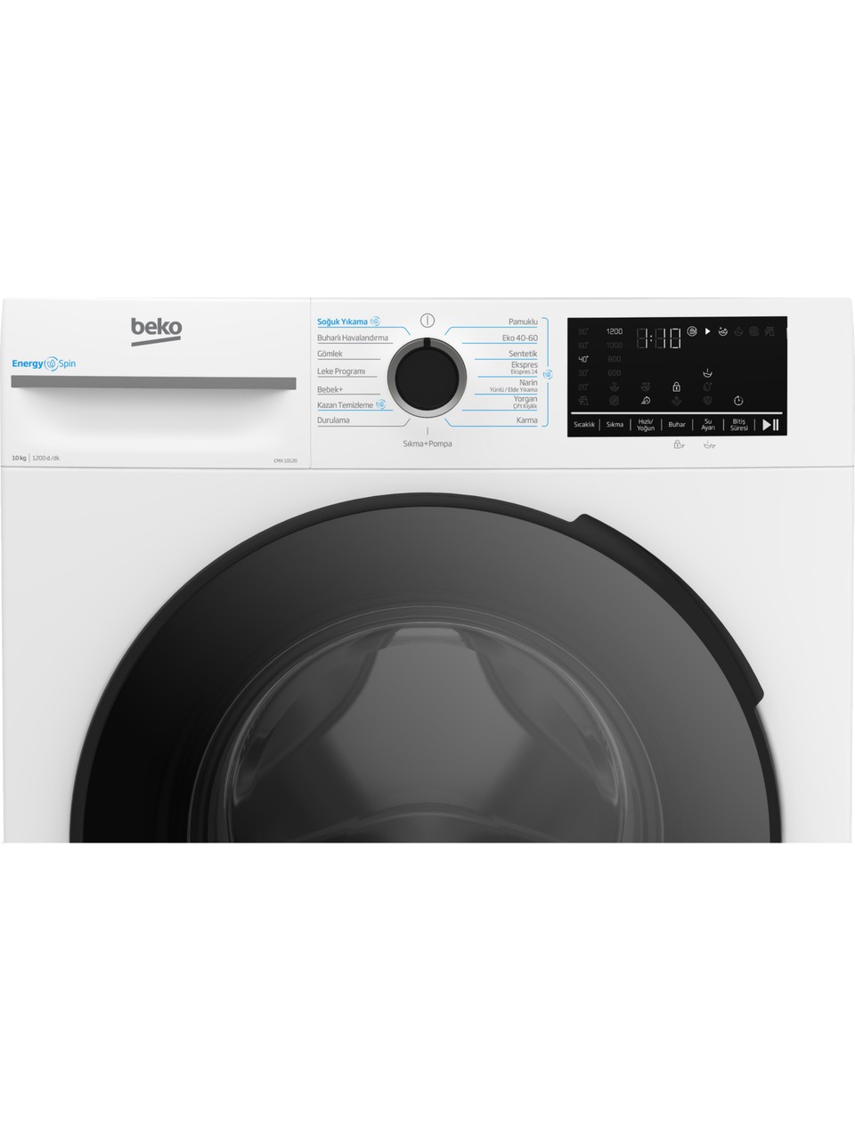 resimler/genel/Beko CMX 10120 1200 Devir 10 KG Çamaşır Makinesi