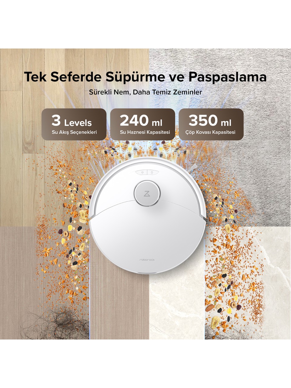 resimler/genel/Roborock Q8 Max Pro Plus Akıllı Robot Süpürge Beyaz