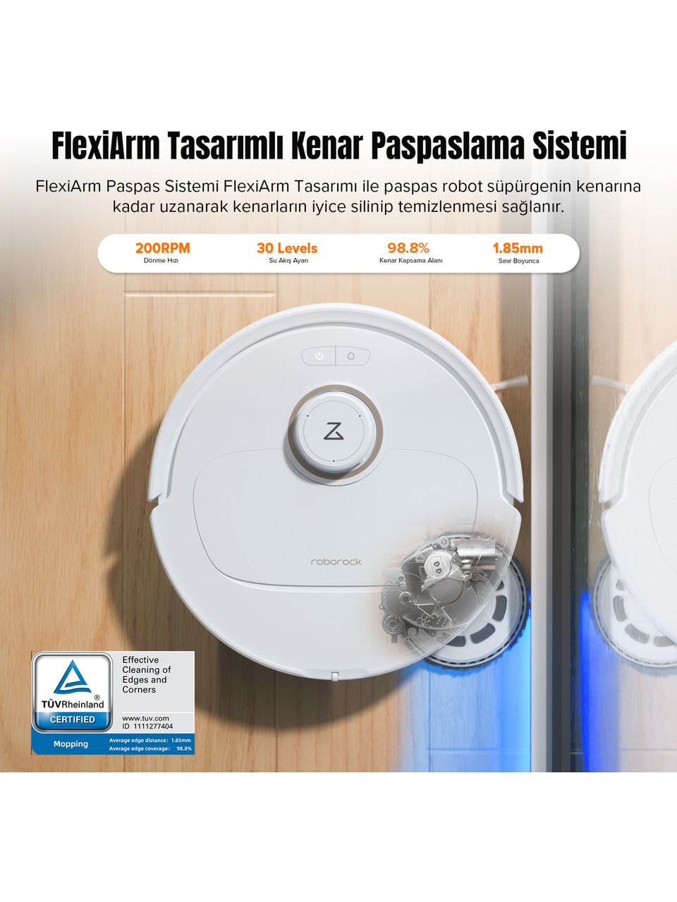 resimler/genel/Roborock Qrevo MaxV Akıllı Robot Süpürge Beyaz