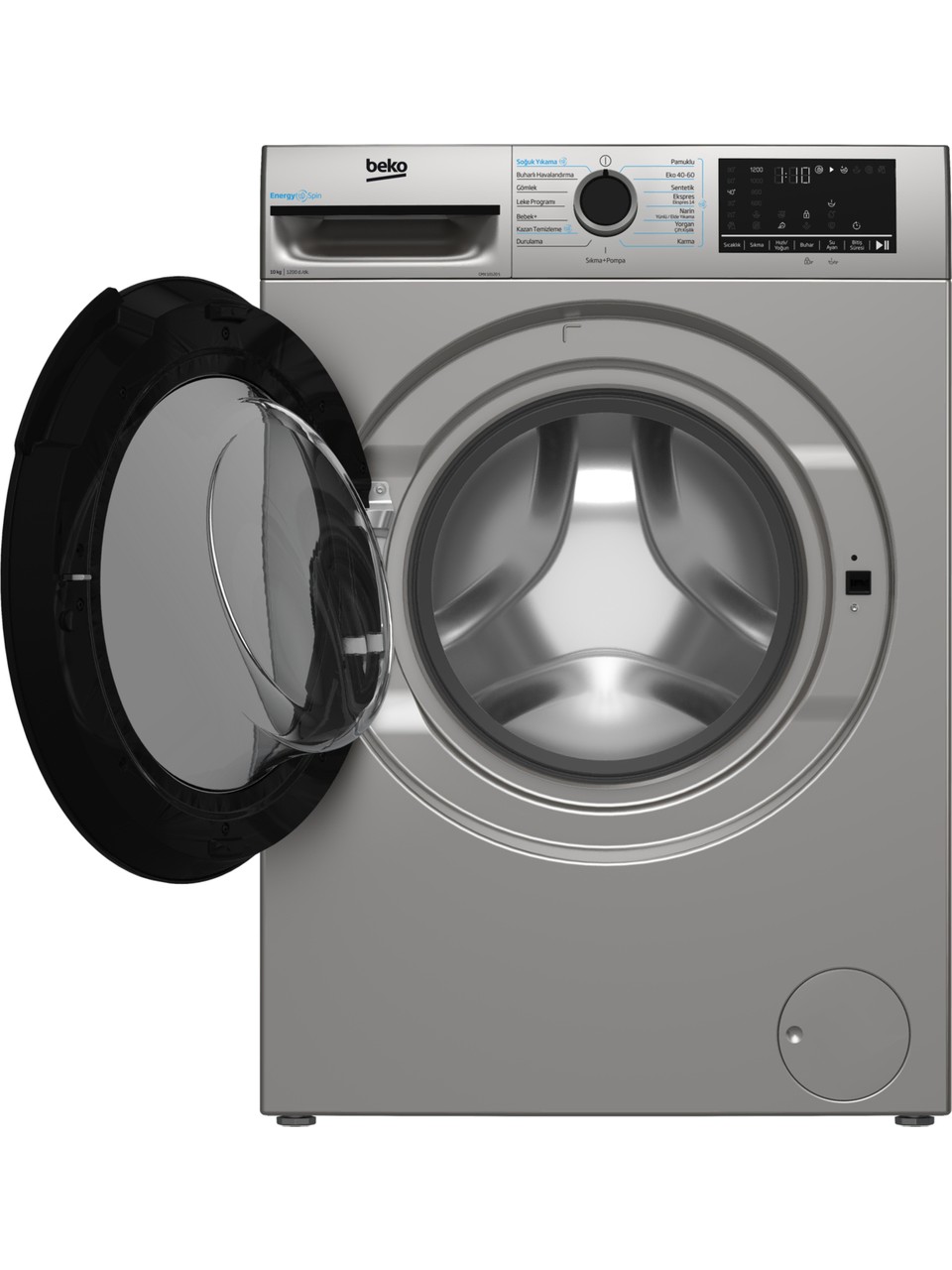 resimler/genel/Beko CMX 10120 S 1200 Devir 10 KG Çamaşır Makinesi