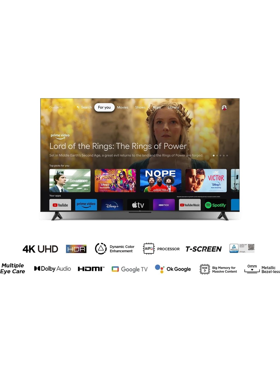 TCL 55V6B 55” 138 Ekran Uydu Alıcılı 4K Ultra HD Google TV