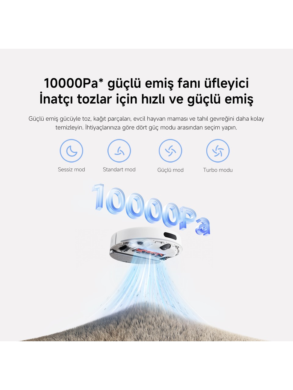 resimler/genel/Xiaomi Robot Vacuum H40 Akıllı Robot Süpürge + Mop 10000PA