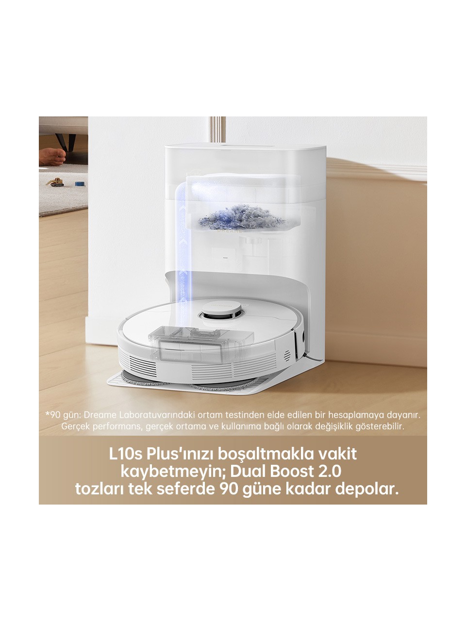 resimler/genel/Dreame L10s Plus Robot Süpürge Beyaz