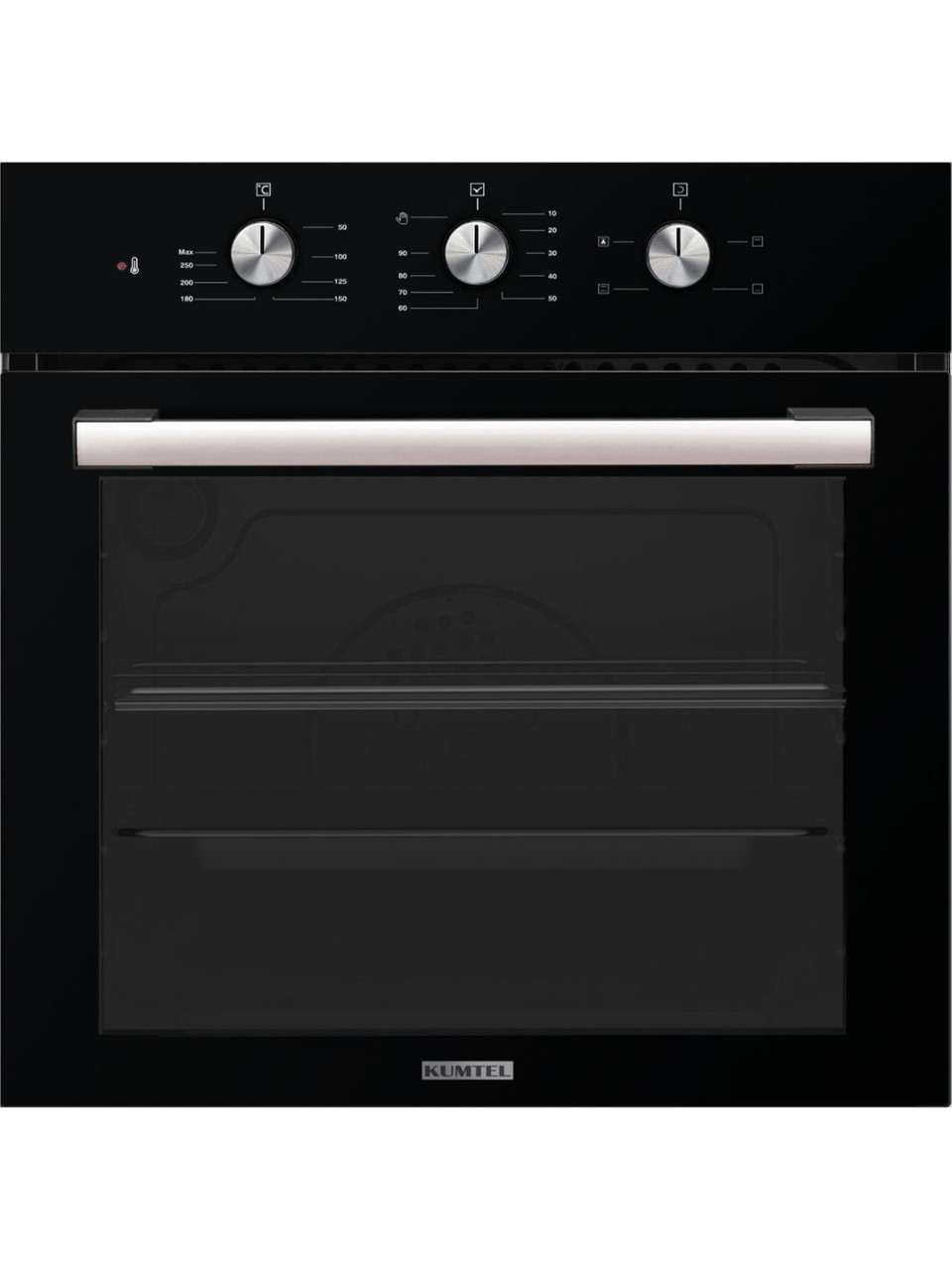 resimler/genel/Kumtel Turbo Vitroseramik Kristal Siyah Ankastre Set