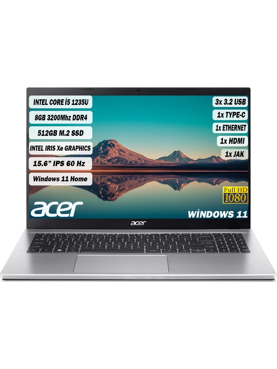 resimler/genel/Acer Aspire 3 I5-1235U 8 GB 512 GB SSD 15,6 