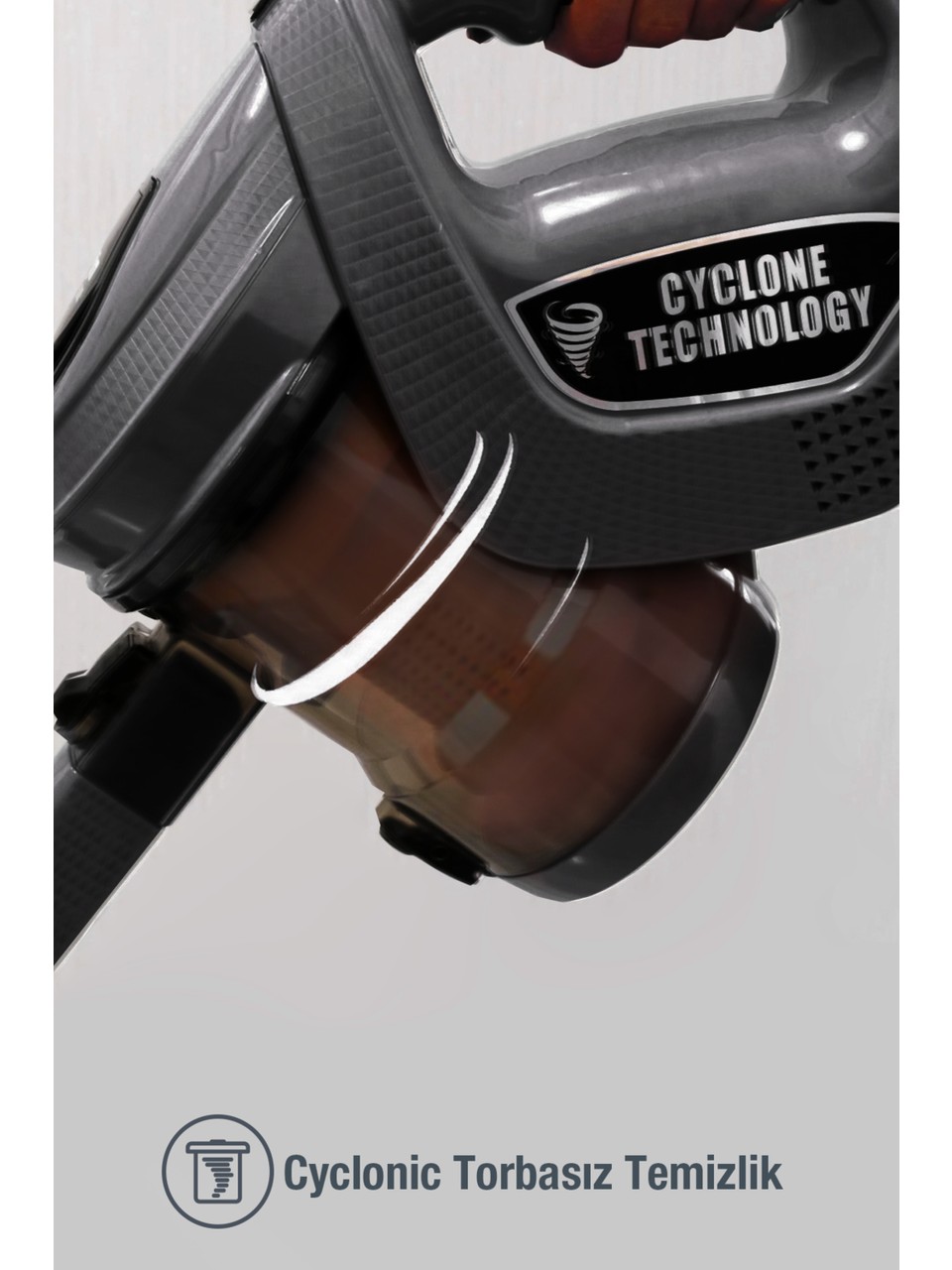 resimler/genel/Fantom Provac P5000 Cyclonic Elektrik Süpürgesi Gri