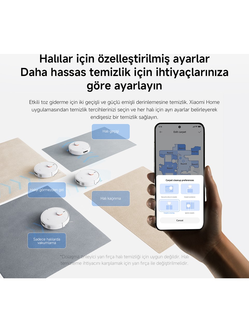 resimler/genel/Xiaomi Robot Vacuum H40 Akıllı Robot Süpürge + Mop 10000PA