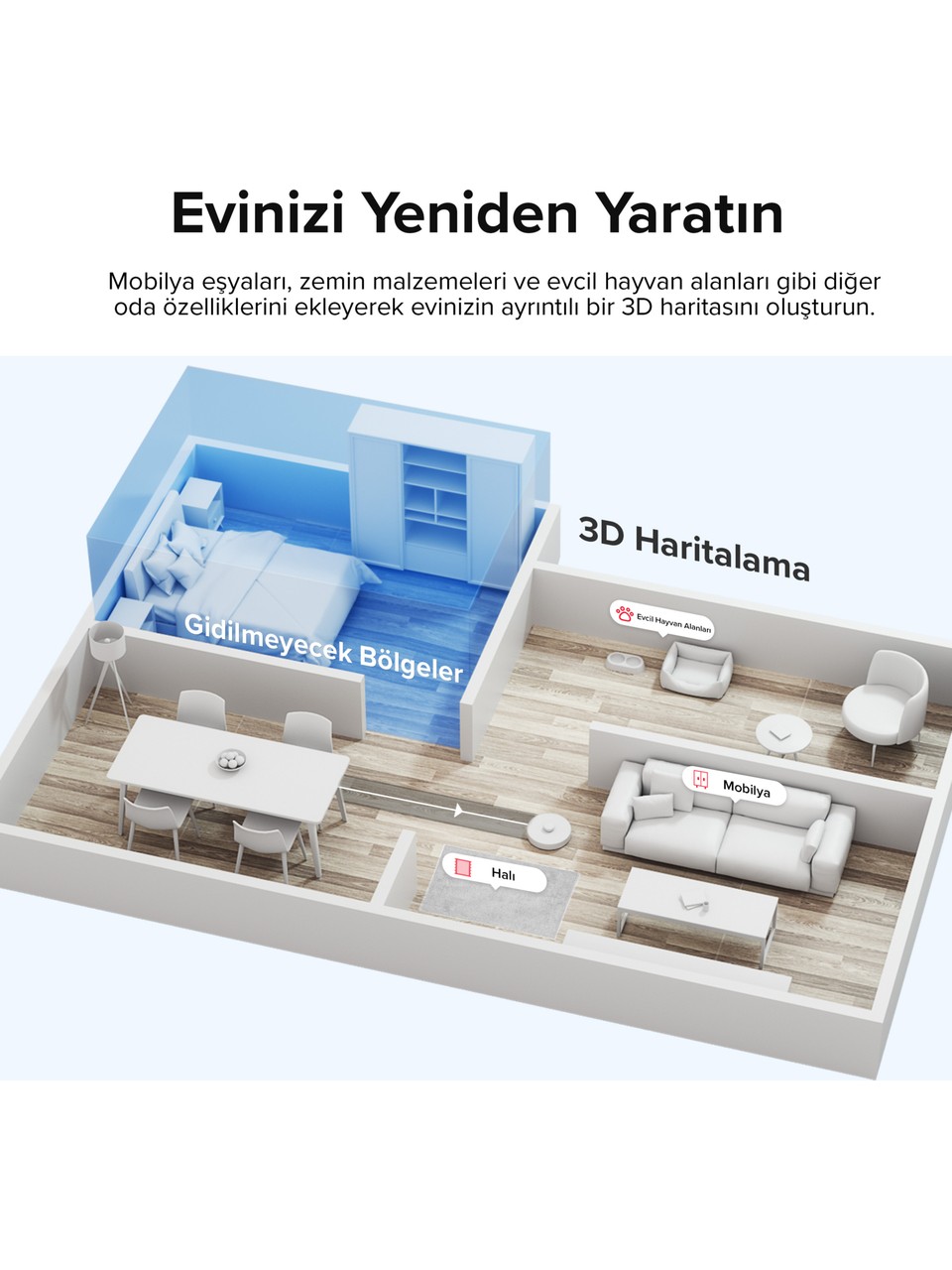 resimler/genel/Roborock S8 Sonic Mopping Akıllı Robot Süpürge S8 Beyaz