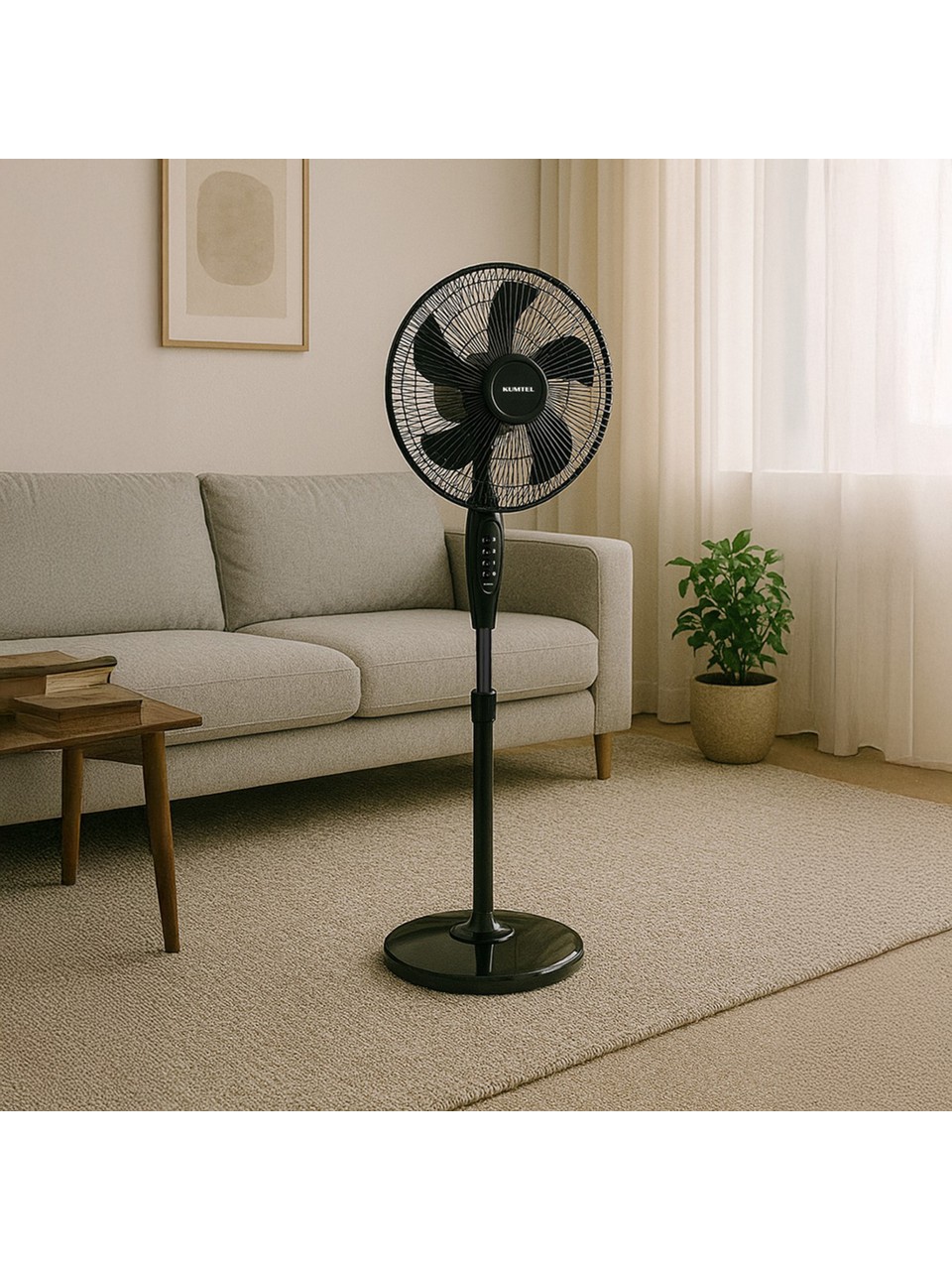 Kumtel KTF-330 Vantilatör - Siyah - 45 Watt