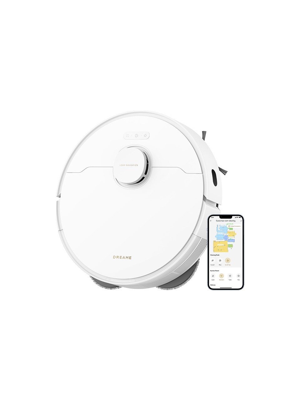 resimler/genel/Dreame L10s Pro Gen 2 Robot Süpürge Beyaz, 7.000PA Emiş Gücü