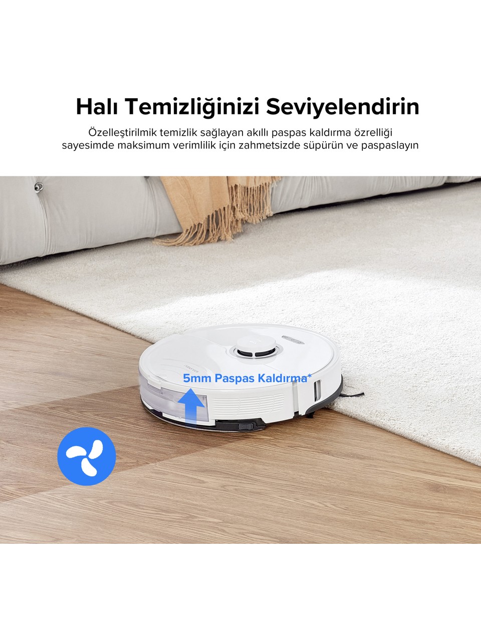 resimler/genel/Roborock S8 Sonic Mopping Akıllı Robot Süpürge S8 Beyaz