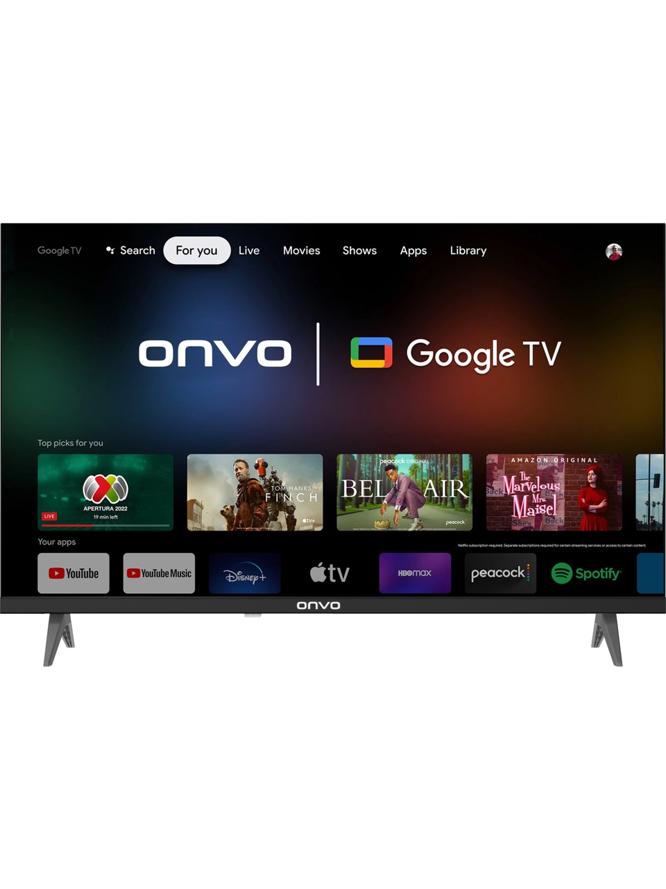 resimler/genel/Onvo 32OVF9000H 32’’ 82 Ekran Uydu Alıcılı HD Ready Google LED TV