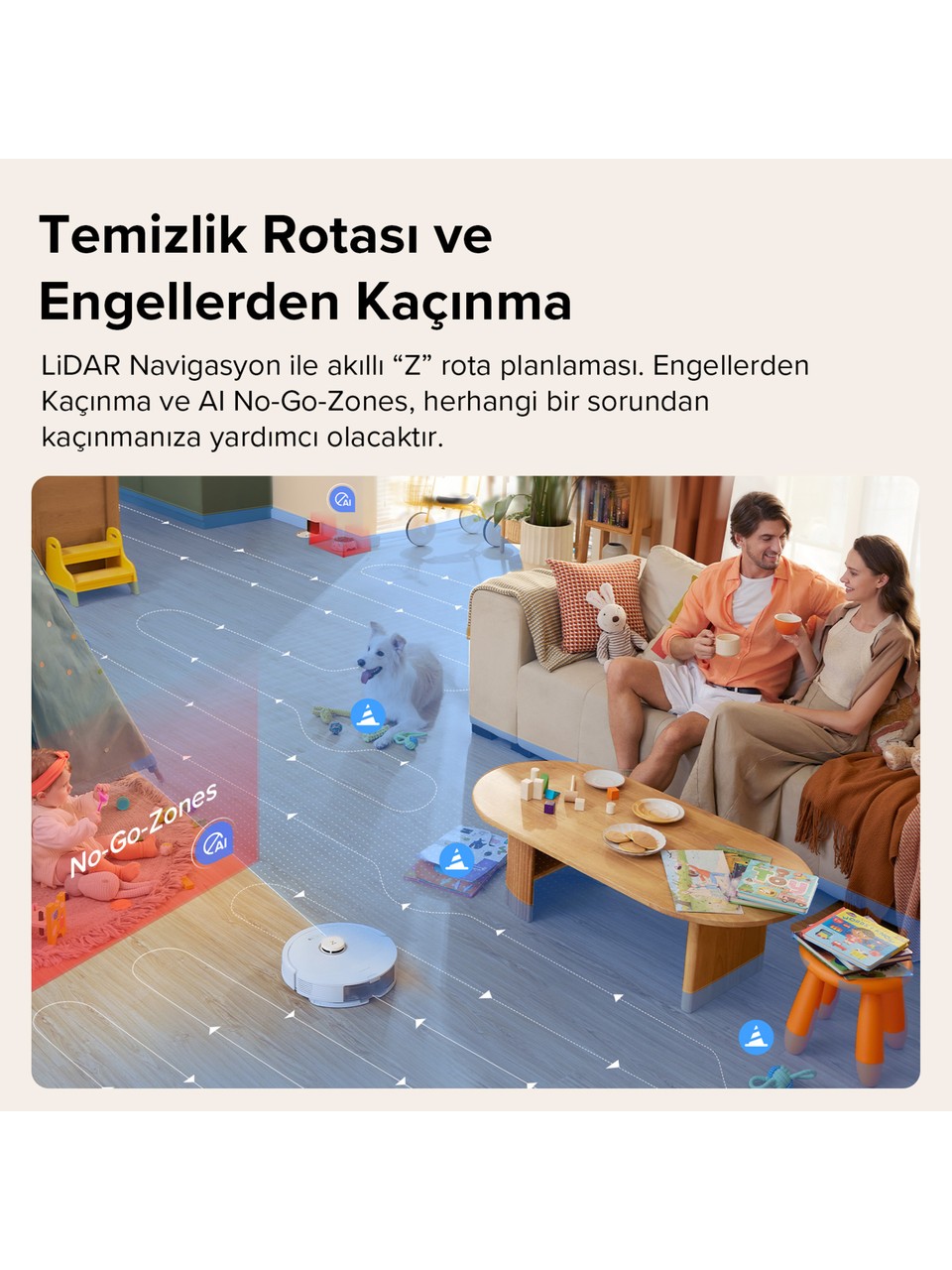 resimler/genel/Roborock Vacuum Cleanner Q8 Max Robot Süpürge Beyaz