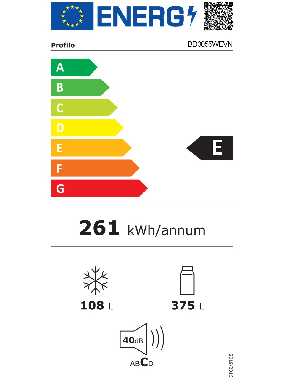 Profilo BD3055WEVN E Enerji Sınıfı 483 Lt Nofrost Alttan Donduruculu Buzdolabı