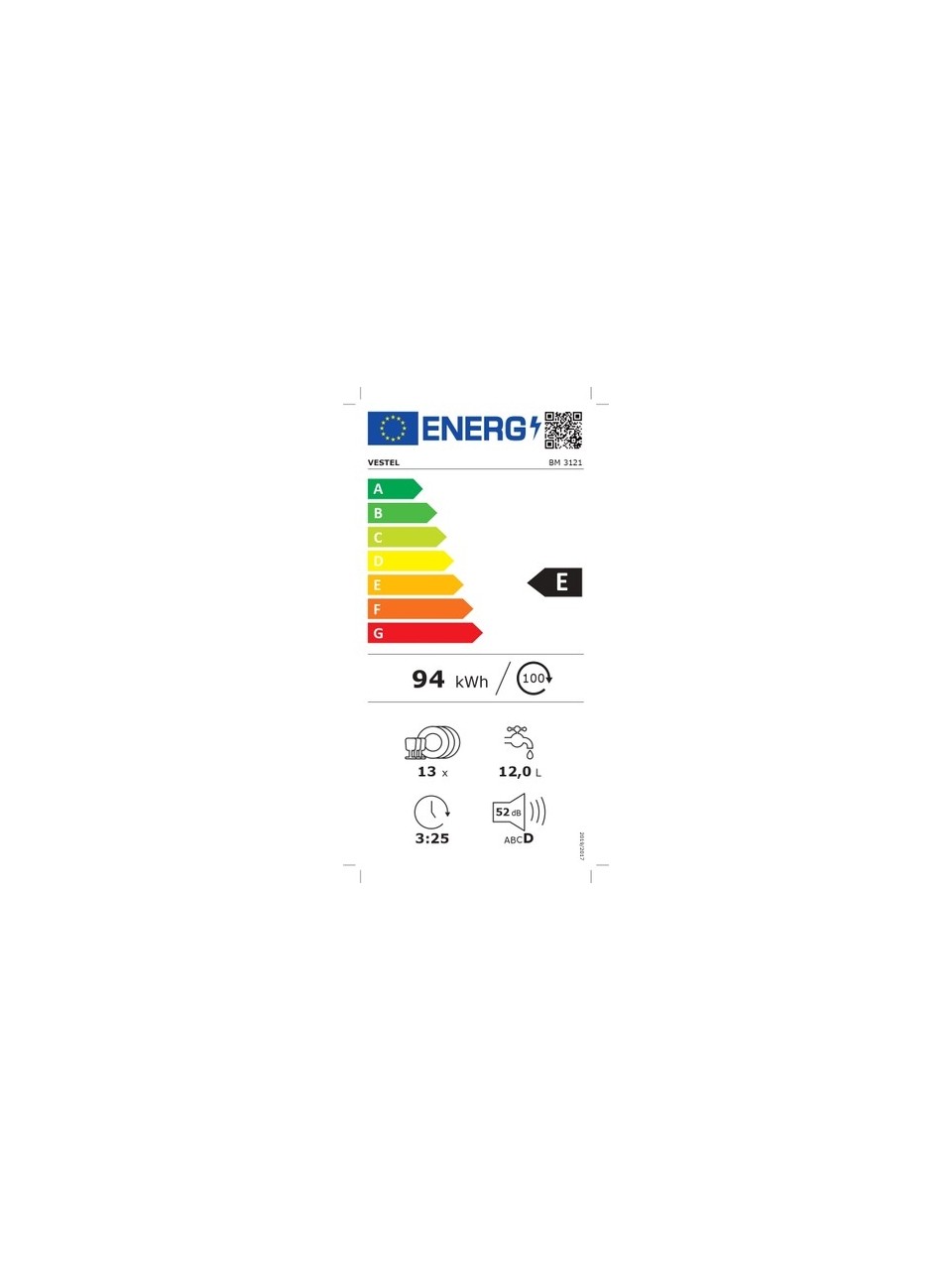 resimler/genel/Vestel BM 3121 3 Programlı Bulaşık Makinesi
