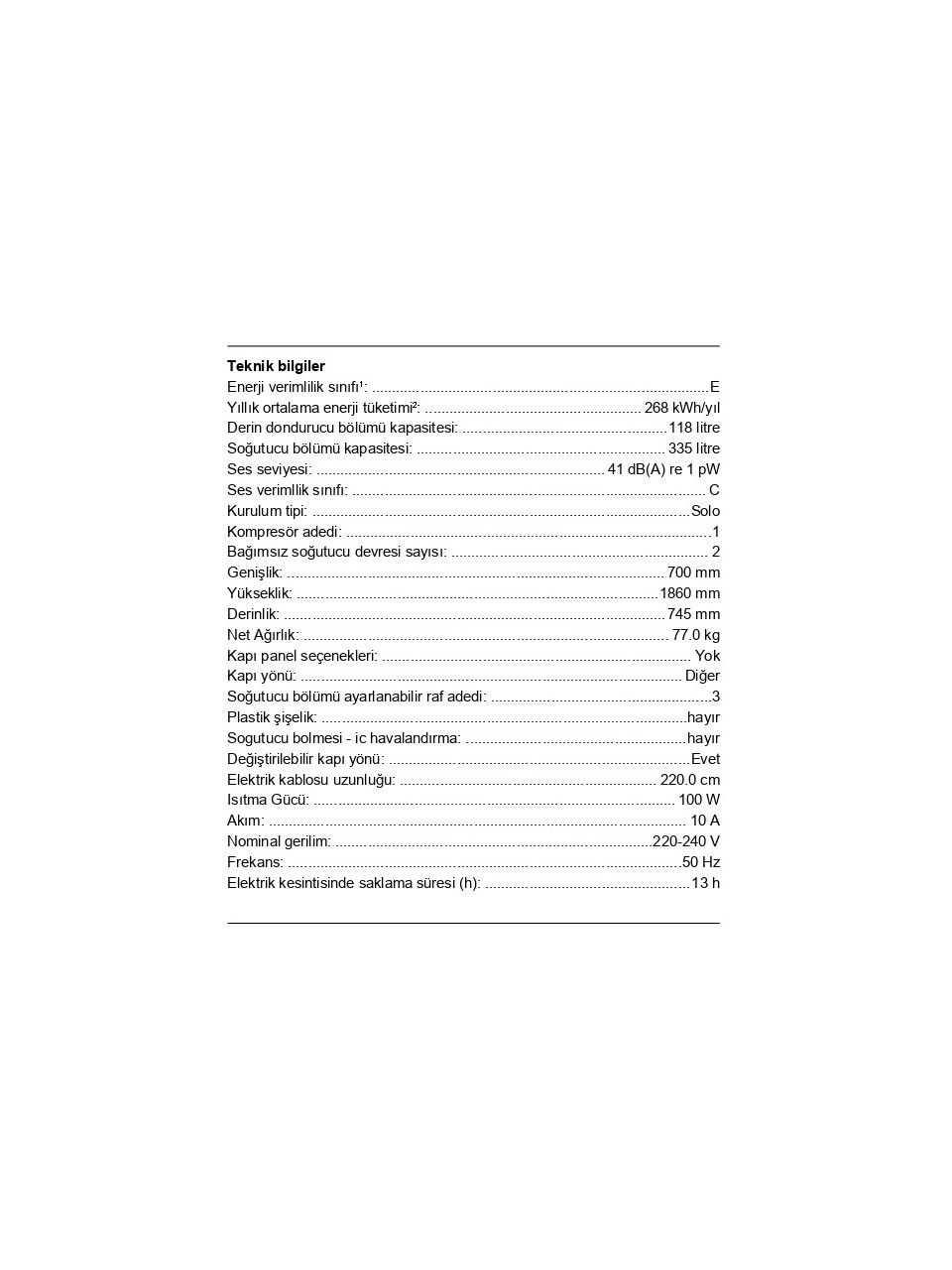 resimler/genel/Profilo BD2055WENN E Enerji Sınıfı 453 Lt Nofrost Üstten Donduruculu Buzdolabı