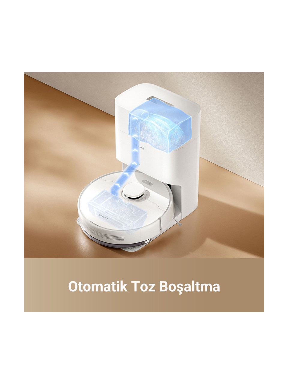 resimler/genel/Dreame D10 Plus Gen 2 Robot Süpürge Beyaz, 6,000PA Emiş Gücü