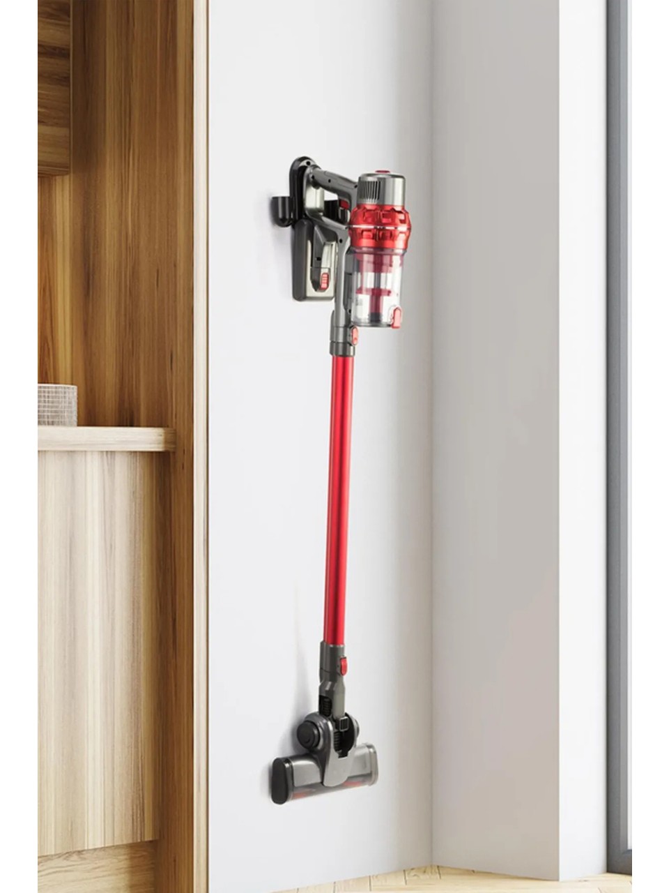 resimler/genel/Kiwi KVC-4040 Kablosuz Dikey Süpürge - Güçlü Emiş, Siklon Teknolojisi, 2'si 1 Arada (El Tipi ve Dikey Kullanım), 0.8L Toz Haznesi