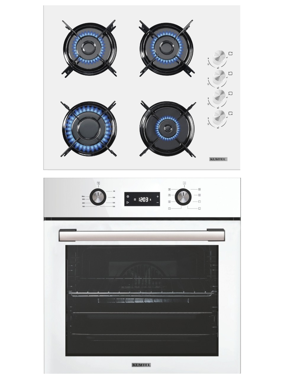 resimler/genel/KUMTEL Digital Beyaz Ankastre Fırın B66 - SF2 (DDT)