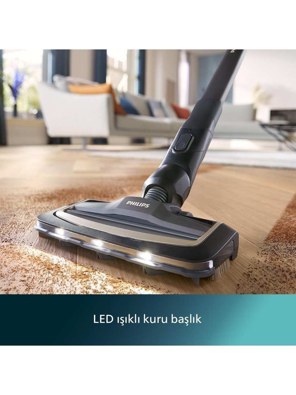 resimler/genel/Philips 9000 Serisi AquaTrio Kablosuz Dikey Süpürge, Otomatik Temizleme ve Şarj İstasyonu​, AquaSpin Başlık, PowerCyclone Aqua