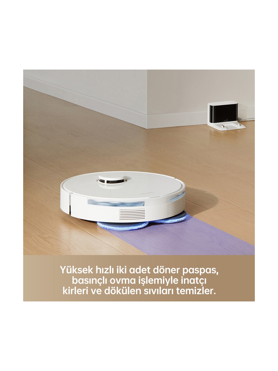 resimler/genel/Dreame L10s Pro Gen 2 Robot Süpürge Beyaz, 7.000PA Emiş Gücü