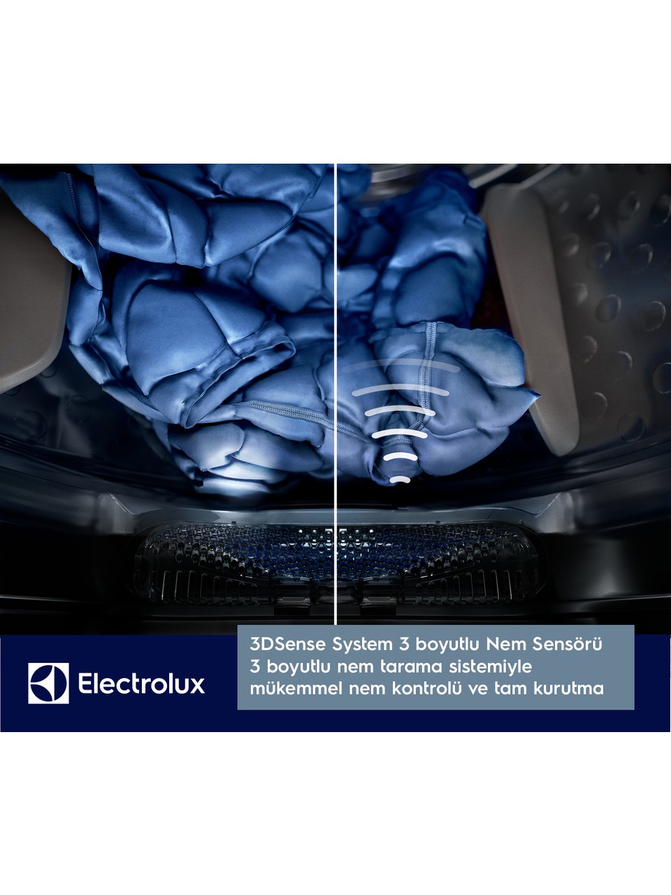 Electrolux EW8D394MT 800 Serisi Ultracare Steam 3dsense 9 kg A+++ Buharlı Inverter Kurutma Makinesi
