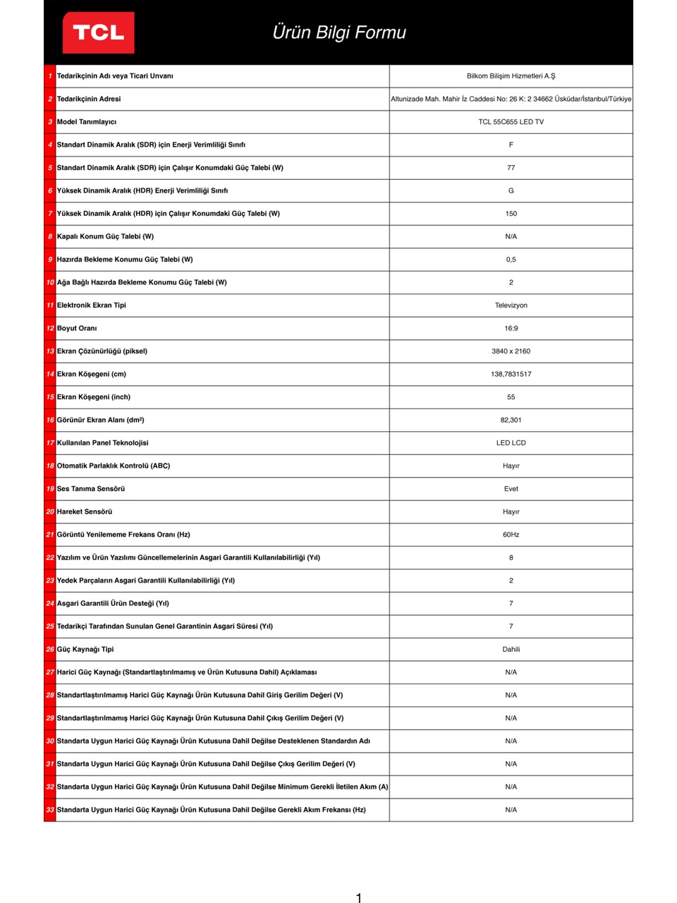 resimler/genel/TCL 55C655 55'' 138 Ekran Uydu Alıcılı 4K Ultra HD Google QLED TV