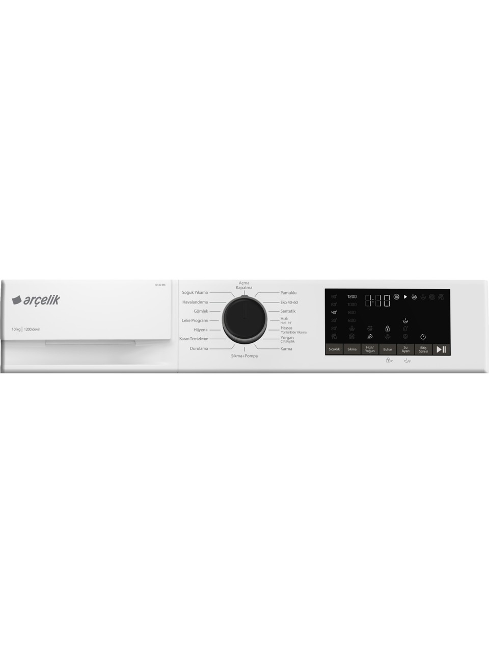 resimler/genel/Arçelik 10120 Mx A Enerji Sınıfı 10 kg 1200 Devir Çamaşır Makinesi