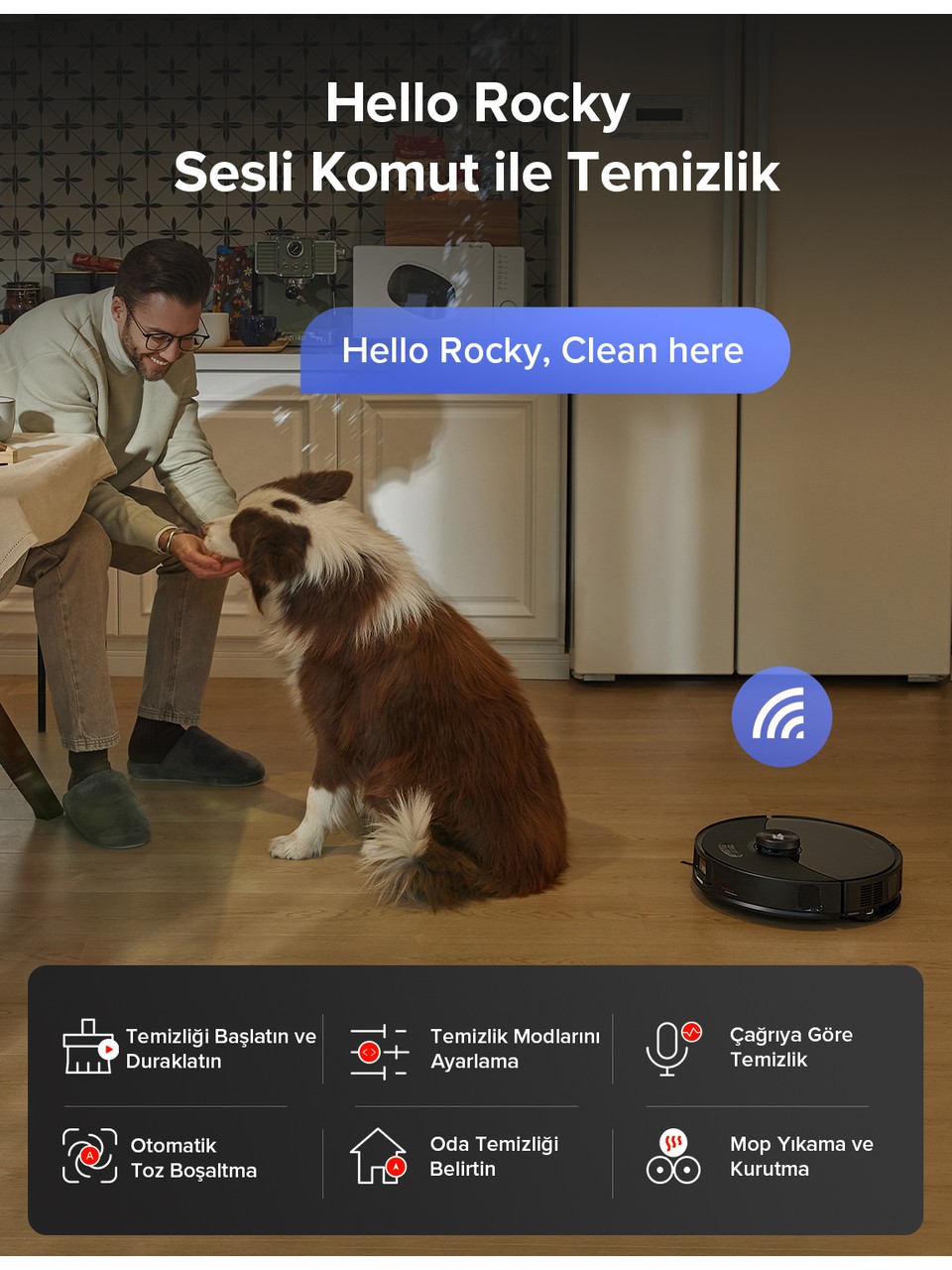 Roborock S8 Maxv Ultra Akıllı Robot Süpürge Siyah