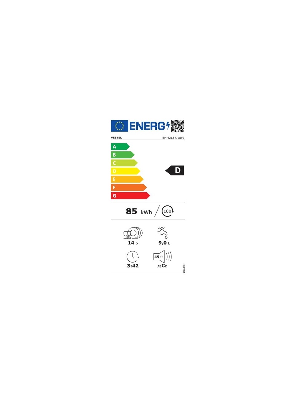 resimler/genel/Vestel BM 4212 X WIFI Bulaşık Makinesi