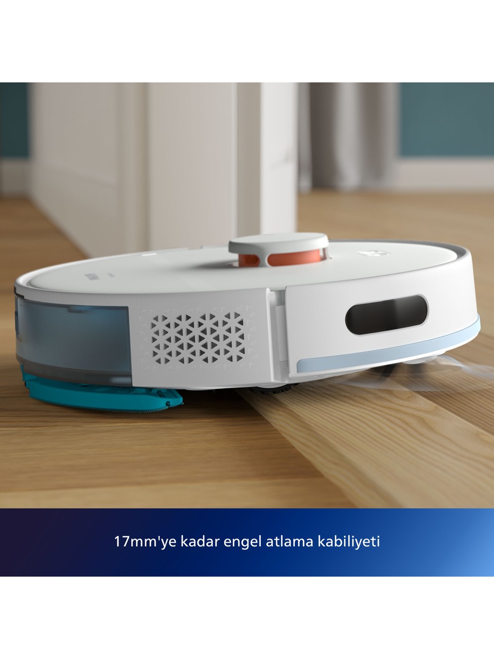 resimler/genel/Philips XU210020 2000 Serisi Islak Kuru Moplu İstasyonlu Robot Süpürge, HomeRun Uygulaması, LDS Radar Navigasyon, Beyaz