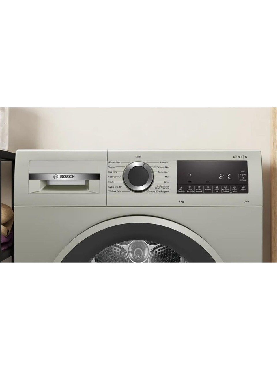 resimler/genel/Bosch WQG2410TTR A++ 9 kg Çamaşır Kurutma Makinesi