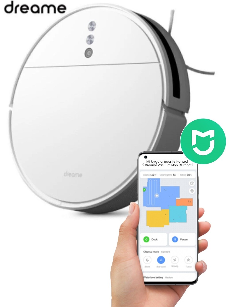 Dreame Vacuum Mop F9 Robot Süpürge (Dreame Türkiye Garantili)