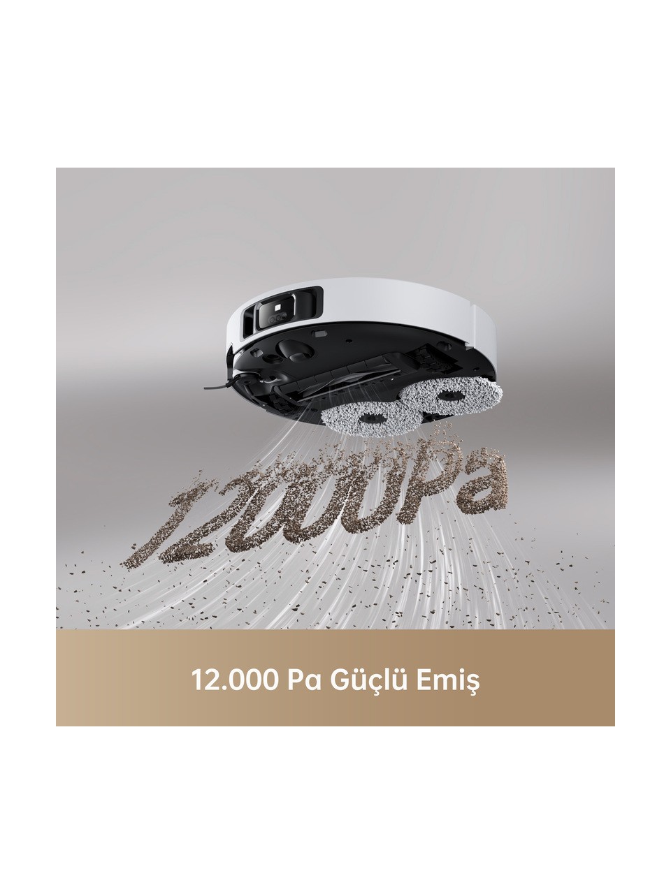 resimler/genel/Dreame X40 Ultra Robot Süpürge Beyaz, 12.000PA Emiş Gücü